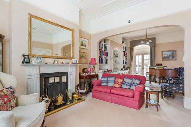 Terraced house for sale in Elmfield Road, London SW17.