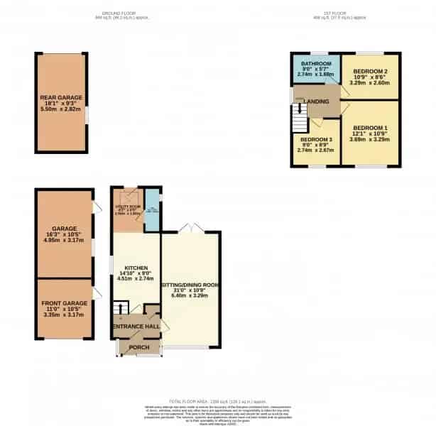 3 bedroom  Semi-detached house