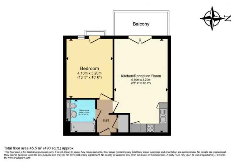 1 bedroom  Flat