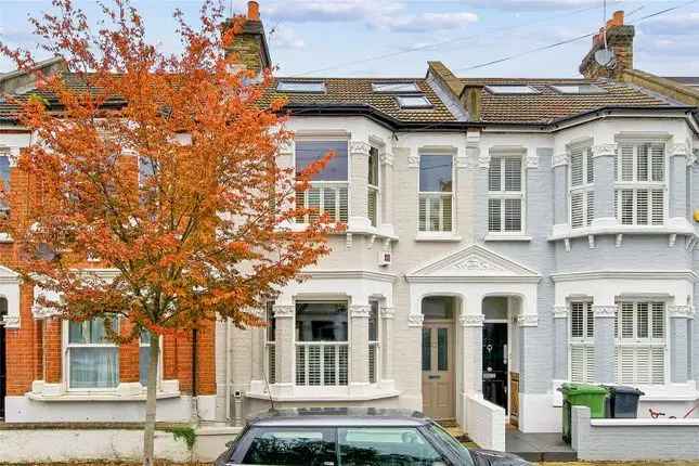 Terraced house for sale in Bronsart Road, Fulham, London SW6