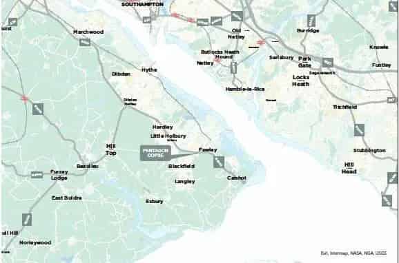 Pentagon Copse Woodland: Amenity Land for Sale
