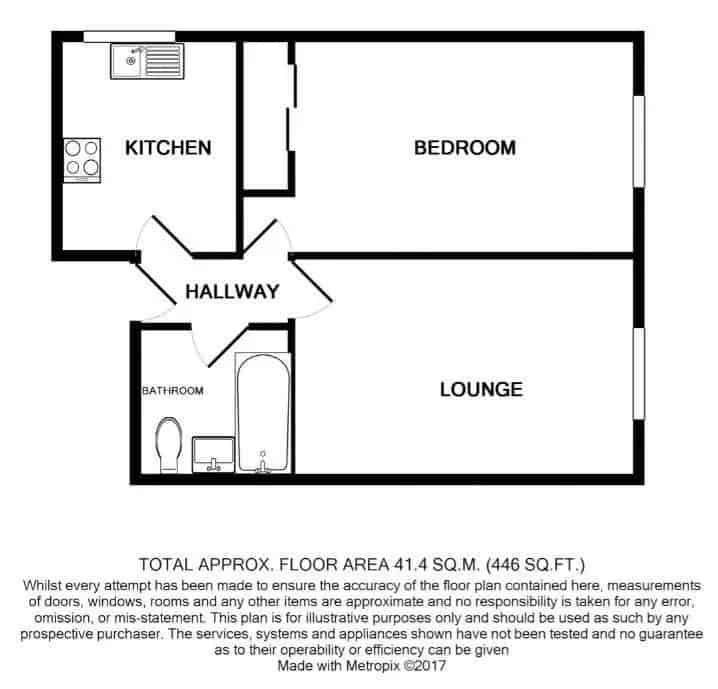 1 Bed Flat for Sale - Off Street Parking - First Time Buyer