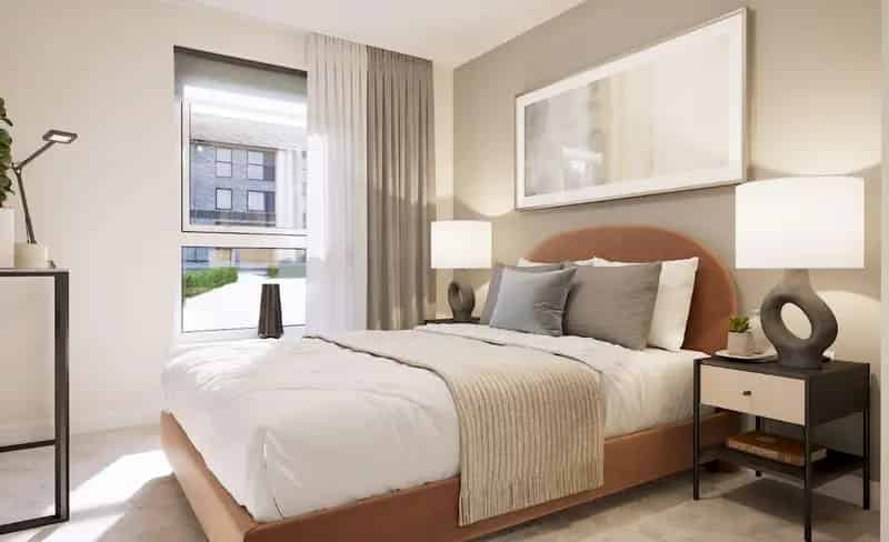 2 Bed Flat for Sale Open Plan Living Space