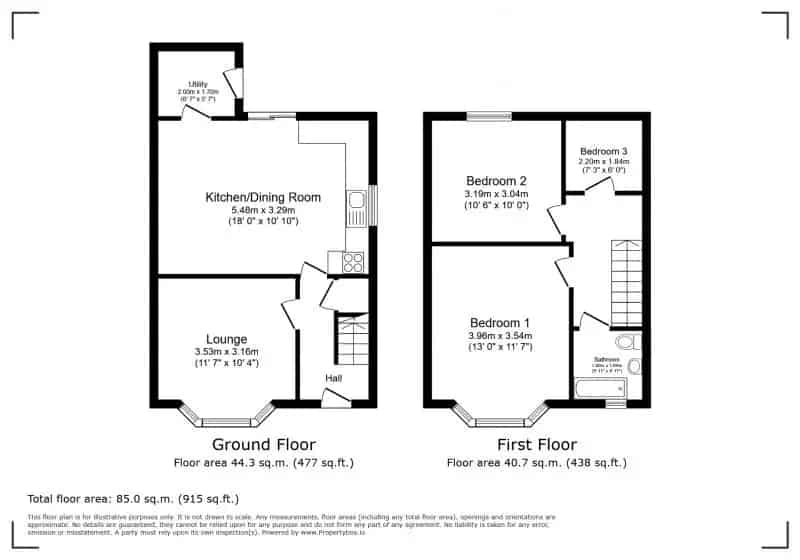 3 Bedroom Semi-Detached House Large Garden Driveway Parking