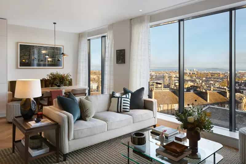 Luxury 2-Bed Apartment in New Eidyn St James Quarter