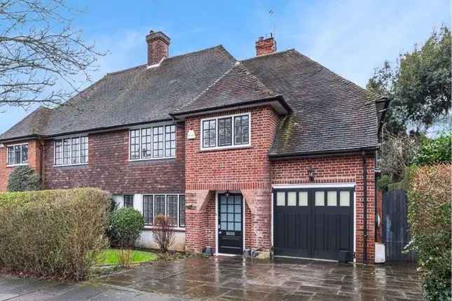 Semi Detached House Hampstead Garden Suburb