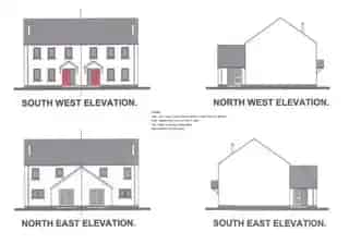 Four Semi Detached Dwellings Planning Permission Coagh Cookstown