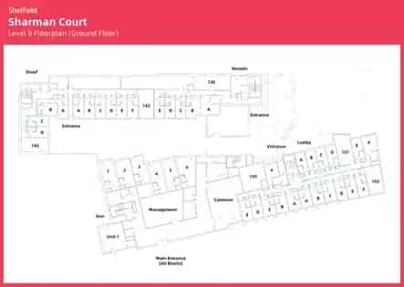 1 room flat of 29 m² in Sheffield