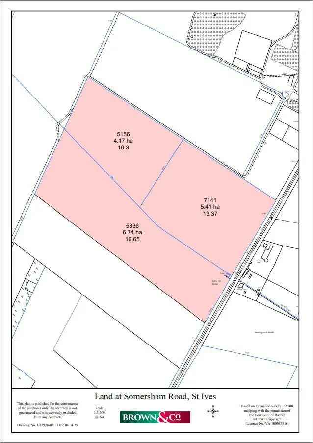 Arable Land for Sale Saxilby Lincoln 12.77 Hectares