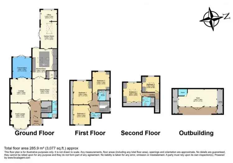 5 Bedroom Semi Detached House with Gym and Snooker Room