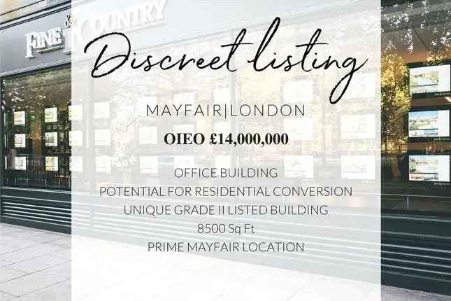 Detached house for sale in Park Street, Mayfair, London W1K