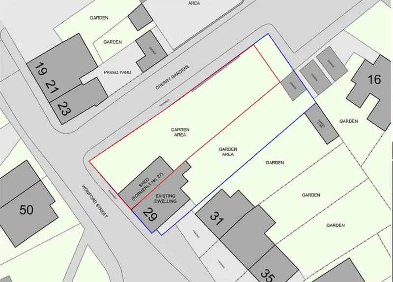 Plot for Sale Planning Approved for Two Semi Detached Houses