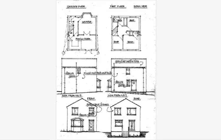 3 Bedroom Detached House Building Land Planning Permission Royston Barnsley