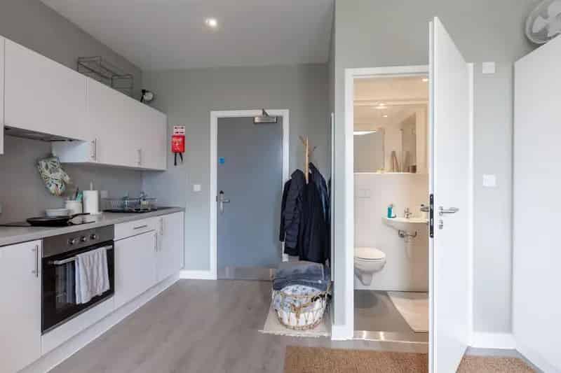 Exeter Student Studio Apartment Ensuite Kitchen
