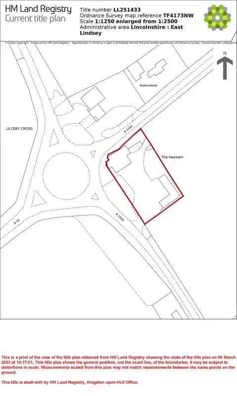 0.89 Acre Site with A16 A1028 A1104 Frontage near Lincolnshire Coast
