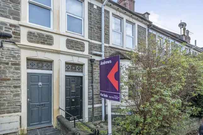 Terraced house for sale in Manor Road, Bishopston, Bristol BS7