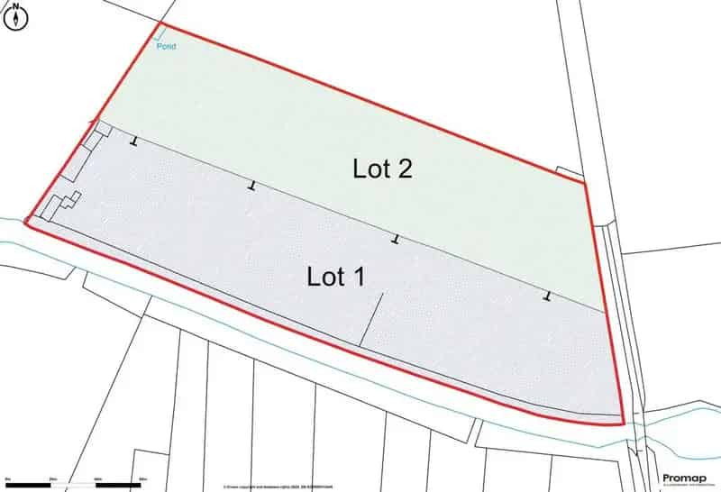 6.35 Acres Pasture Land and Buildings for Sale in Middleton Northamptonshire