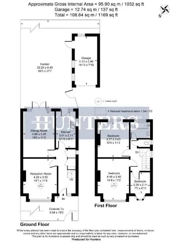 3 Bed Semi-Detached House For Sale Huge Potential To Extend