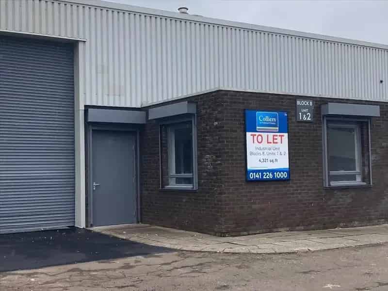Refurbished Warehouse Clydebank Industrial Estate 4600 sq ft