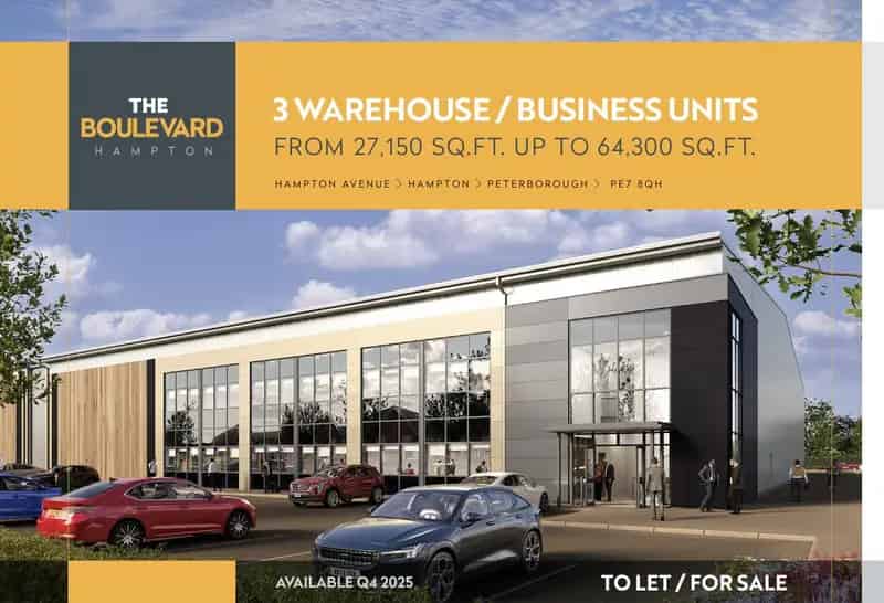 Three Warehouse Industrial Units To Let Q4 2025 Hampton Peterborough