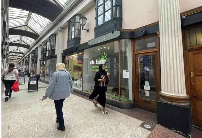 Retail Space in Bristol's Arcade High Foot Traffic