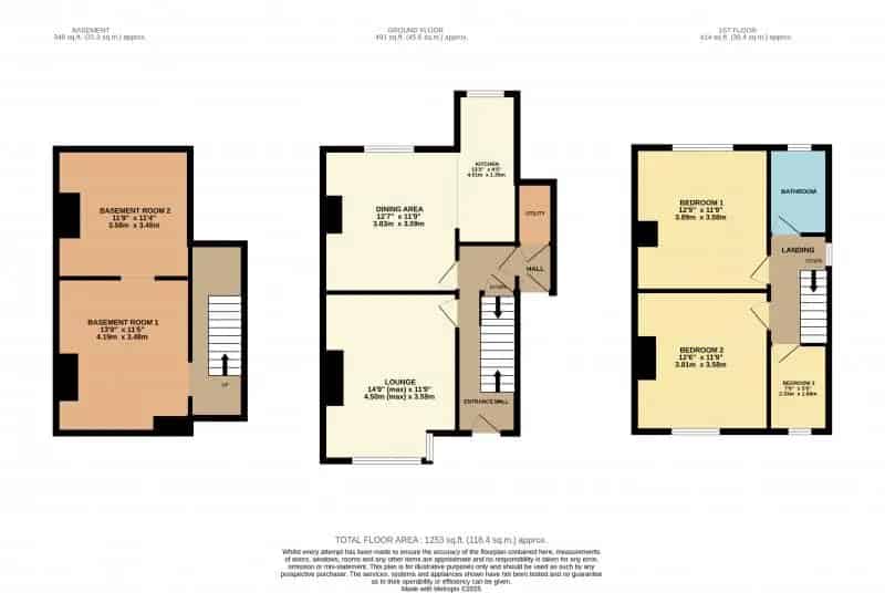 3 Bedroom Semi Detached House Family Home Huge Extension Potential