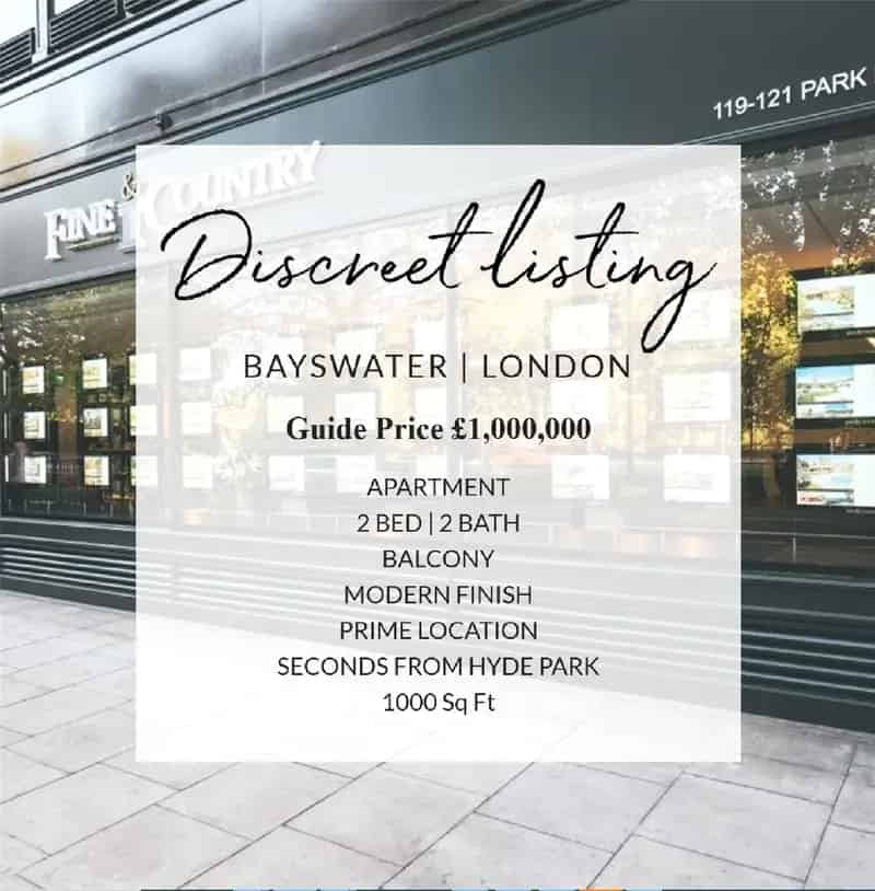 2 Bedroom Apartment near Hyde Park Bayswater London