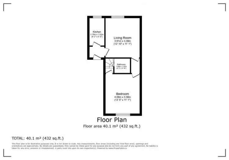 1 Bedroom Flat Near Montpelier Station