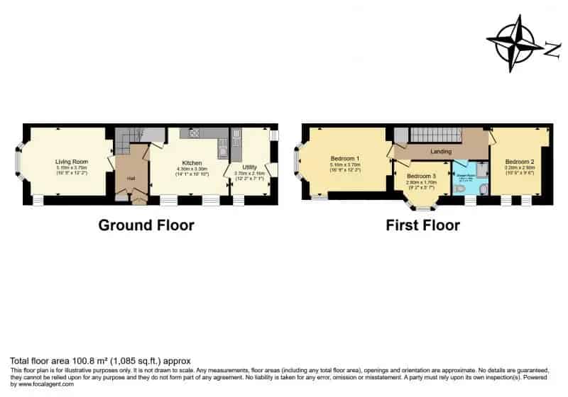 3 Bedroom End Terrace House Fully Refurbished Near Transport Links