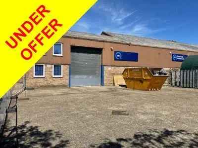 Terrace Industrial Unit with Office Space For Sale