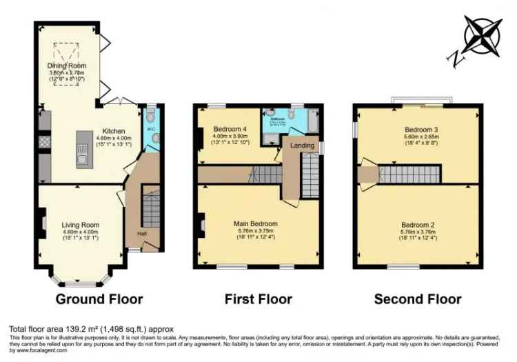 4 Bedroom Semi-Detached House in Whalley Range