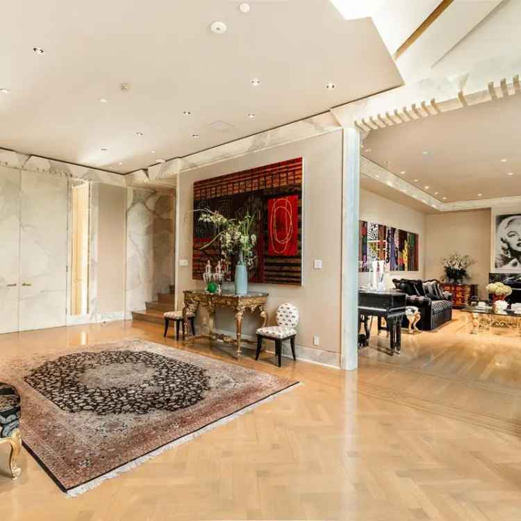 Stone Mansion in Upper Westmount with Forested Views
