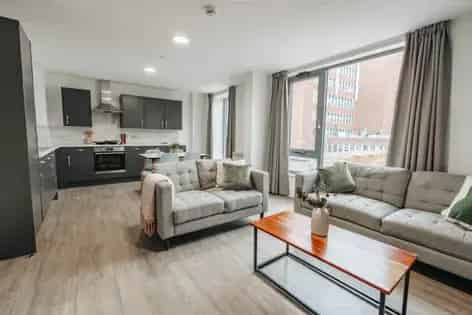 16m² Room Sheffield Silver Shared Kitchen Lounge