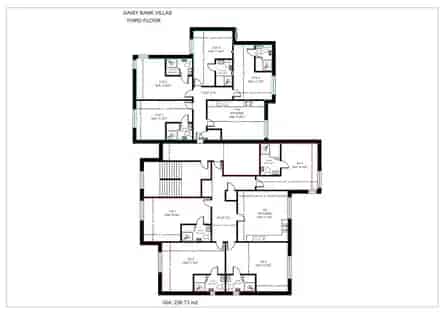 1 Room Flat 33m2 Manchester - Spacious Bedroom, Study, WiFi