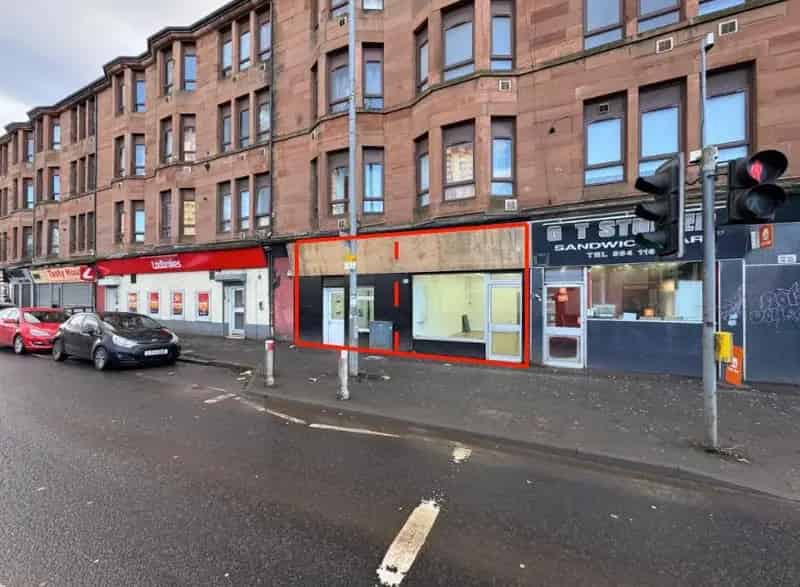 Glasgow Retail Unit 770 Sqft Ground Floor Two Open Plan Sales Areas WC Storage