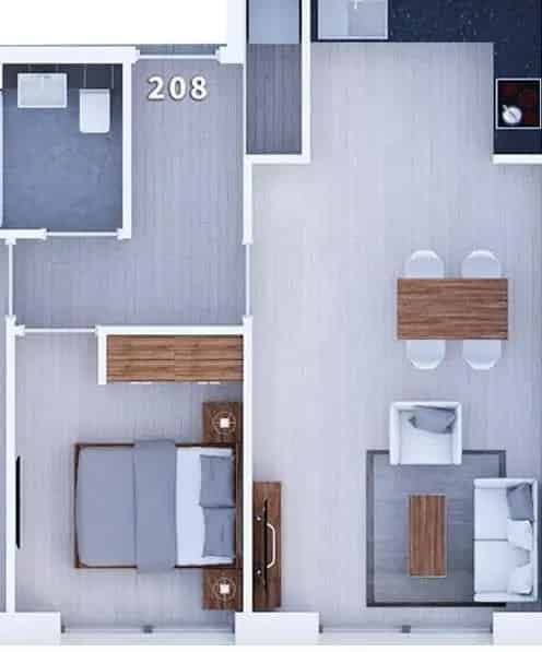 1 Bedroom Flat Liverpool City Centre - Furnished Apartment