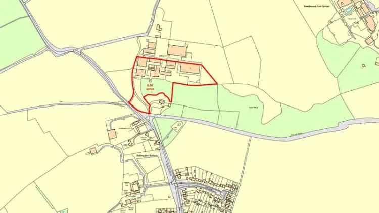 6.56 Acres Agricultural Land with Extensive Buildings - Development Potential