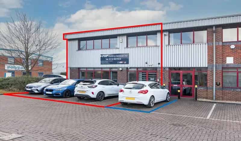 Semi Detached Office Building with Workshop and Parking