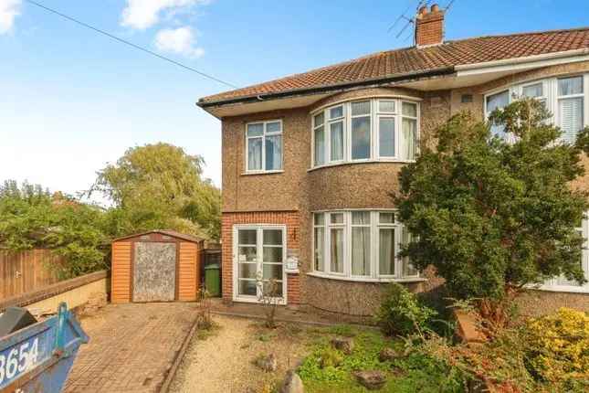 Semi-detached house for sale in St. Brelades Grove, St Annes, Bristol BS4