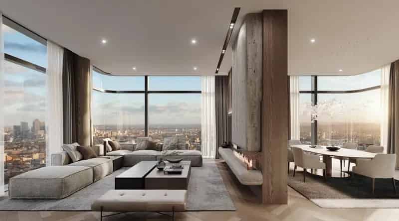 Luxury 3-Bedroom Penthouse in Shoreditch with Stunning Skyline Views