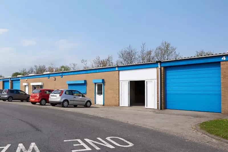 Industrial Units for Lease Steel Frame Brick Elevations Loading Doors