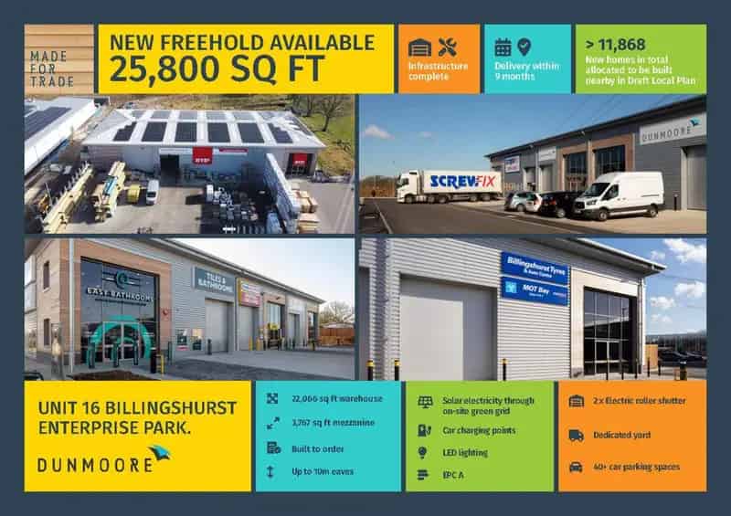 25800 Sqft Warehouse Billingshurst Enterprise Park