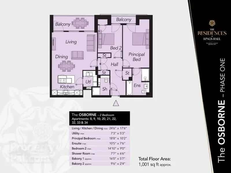 Luxury Over 55s Apartments in Secluded Cul-de-sac
