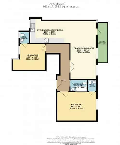 2 bedroom  Apartment