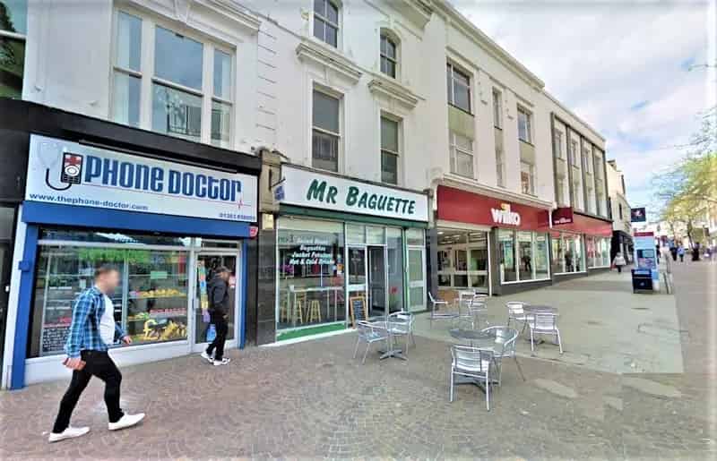 Ground Floor Shop and Basement Cafe Space in Folkestone Town Centre