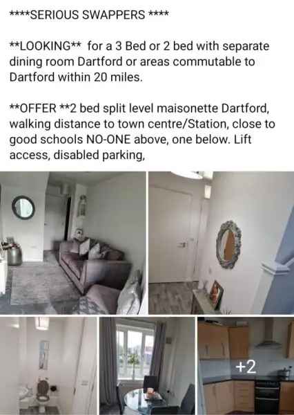 Flat For Rent in Dartford, England