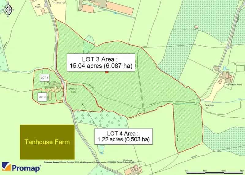 15.03 Acre Pasture Land Plot For Sale Divisible into Four Lots