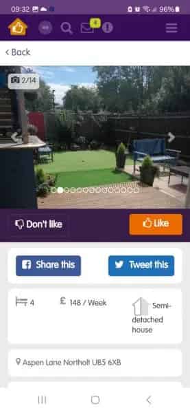 Large 4 Bed House 3 Levels New Kitchen Floors Astro Turf Garden
