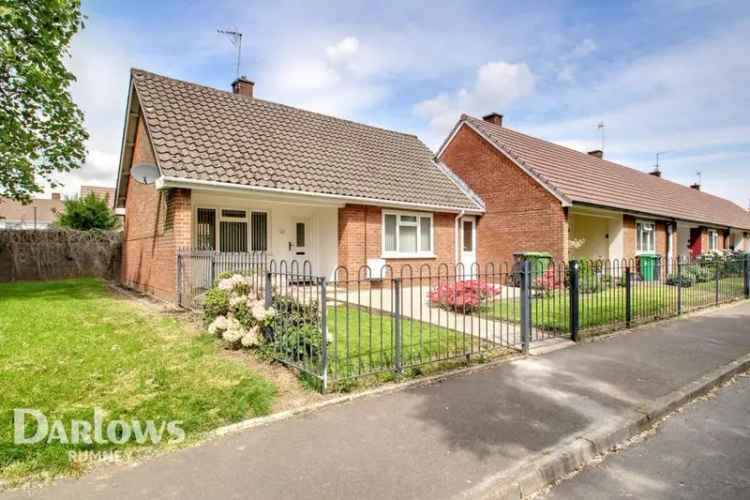 1 Bedroom Bungalow for Sale Llanrumney