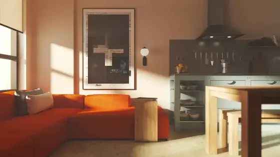 1 Room 56m² Flat Manchester Enhanced Features Private Kitchen